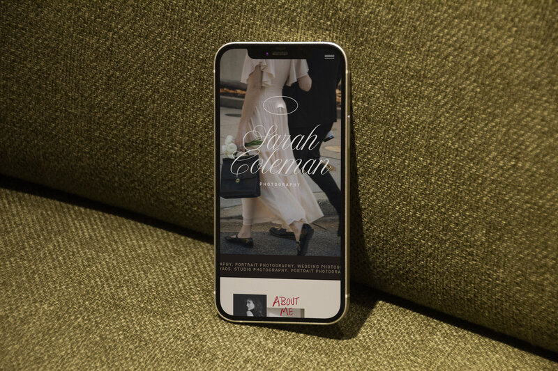 SCP Website Mockup Phone