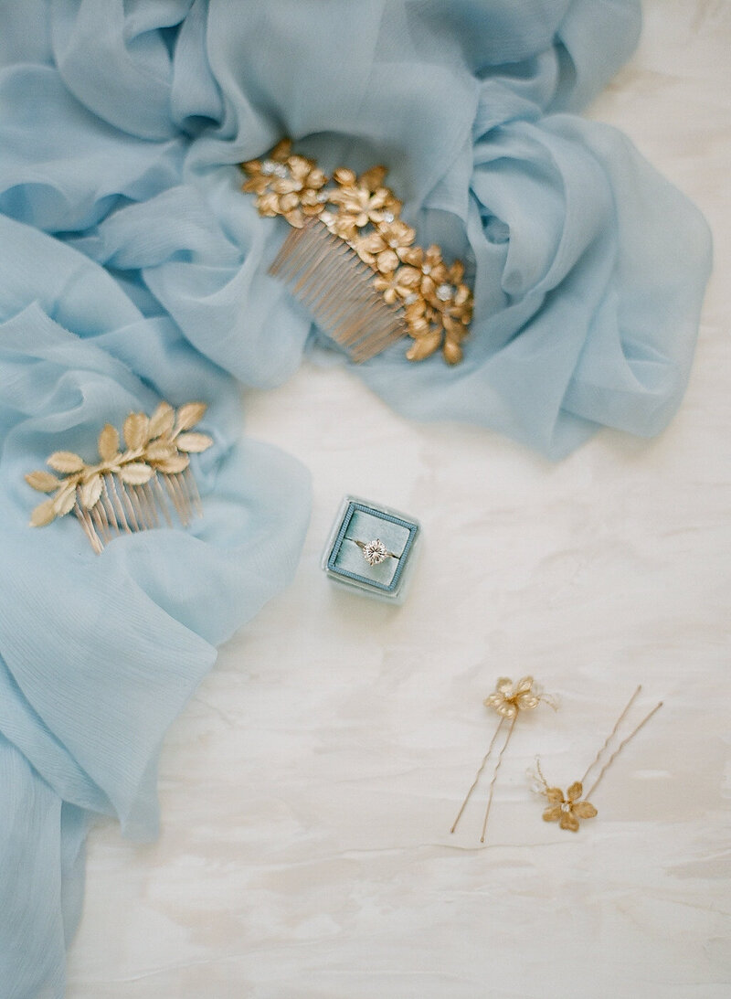 French-blue-gold-wedding-details-Stephanie-Brauer