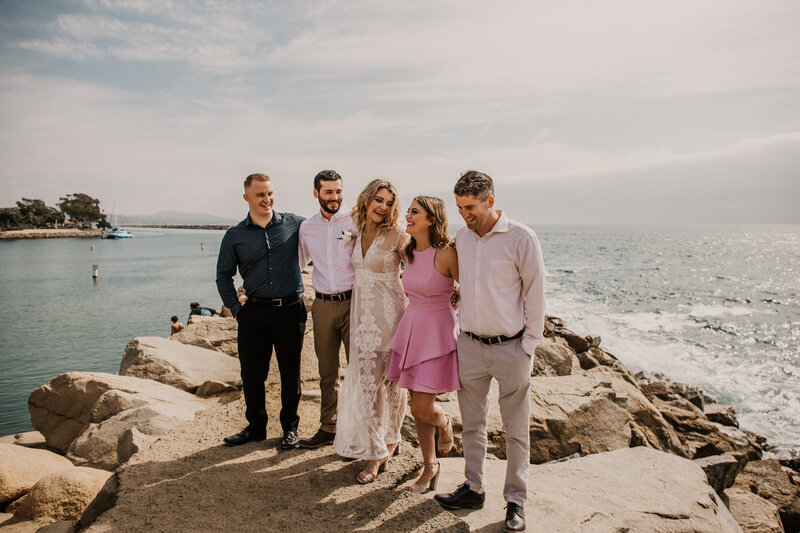southern california beach elopement
