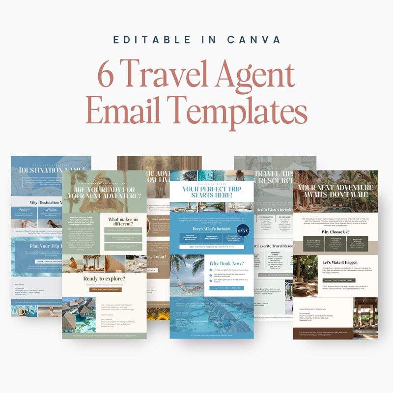travel agent email templates new