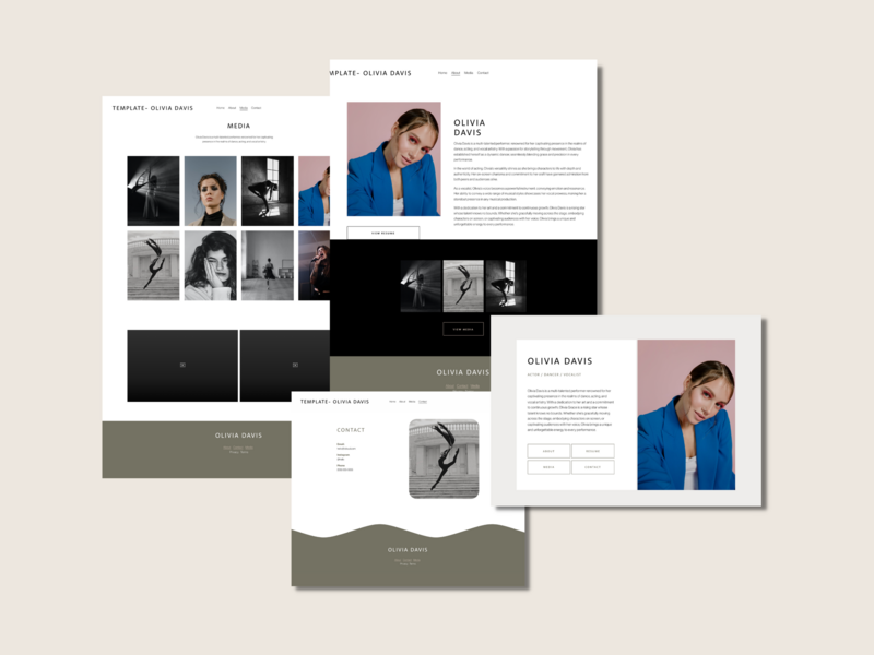 Launch-ready website template collection