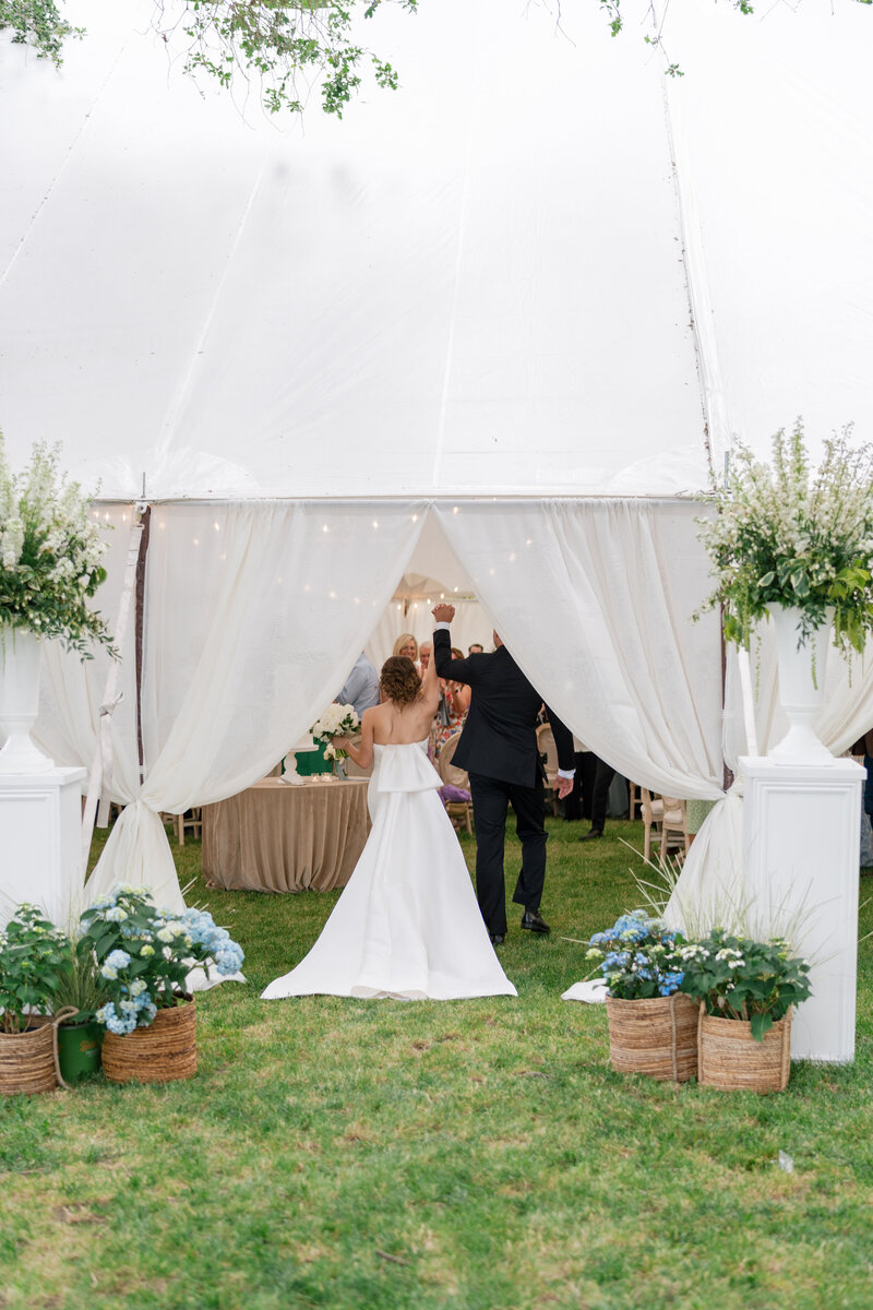 coastal private property wedding
