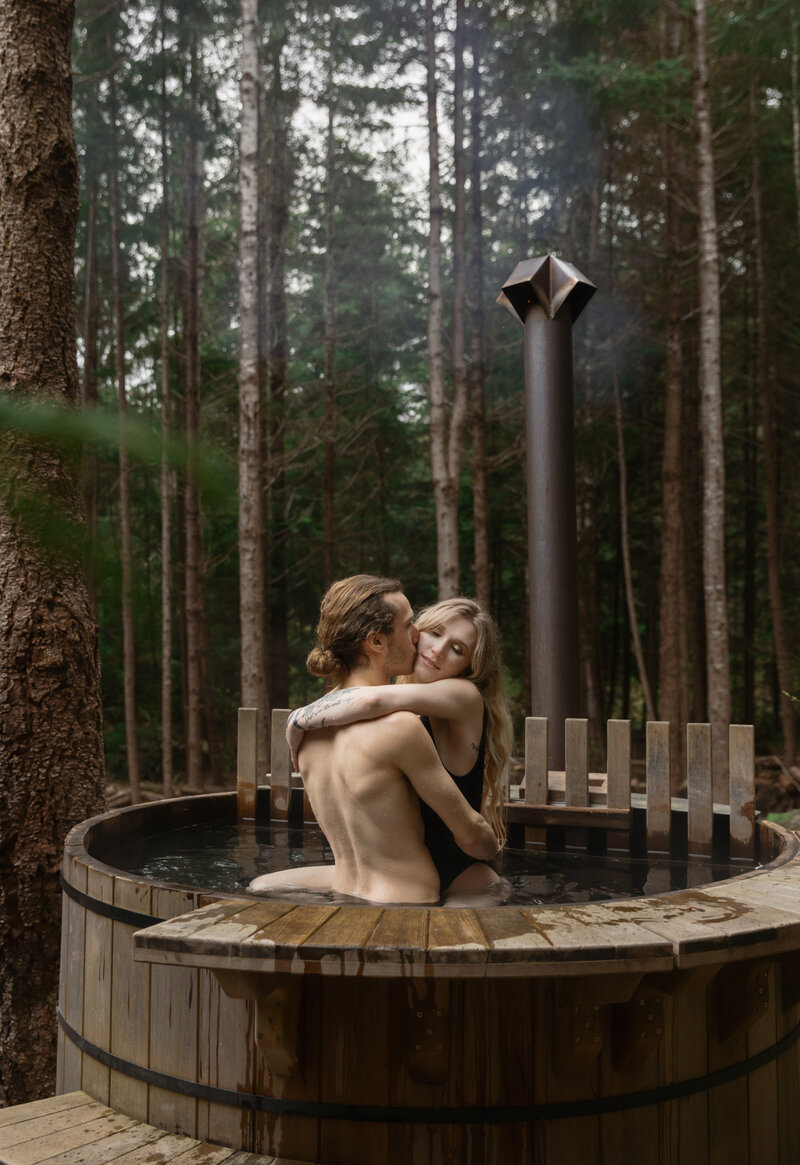 35mm-Film-Vancouver-Isalnd-BC-Canadian-Couples-Boudoir-Steamy-Bathtub-Documetary-Engagement-Session-40