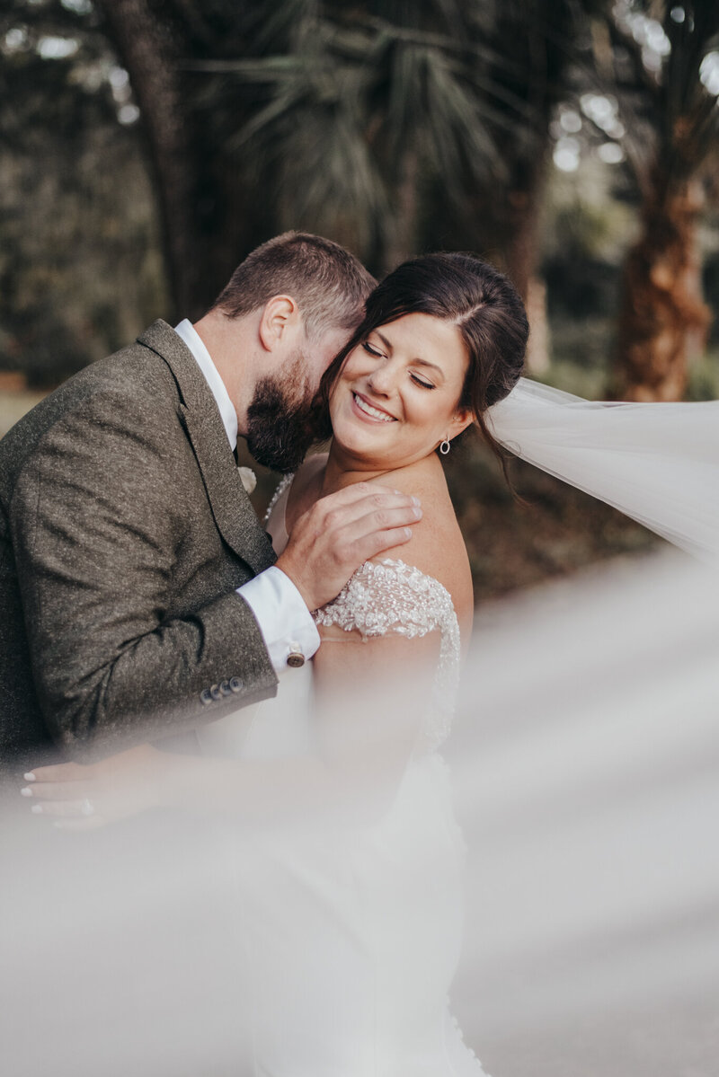 veil swoop at hilton head island wedding