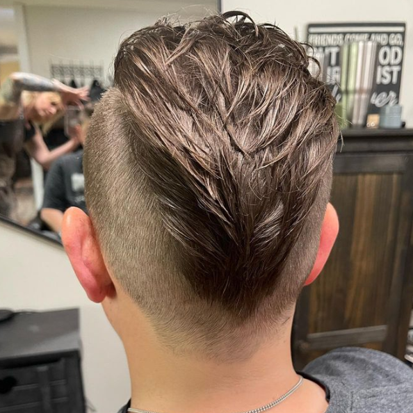 laurie hair stylist short cuts fohawk