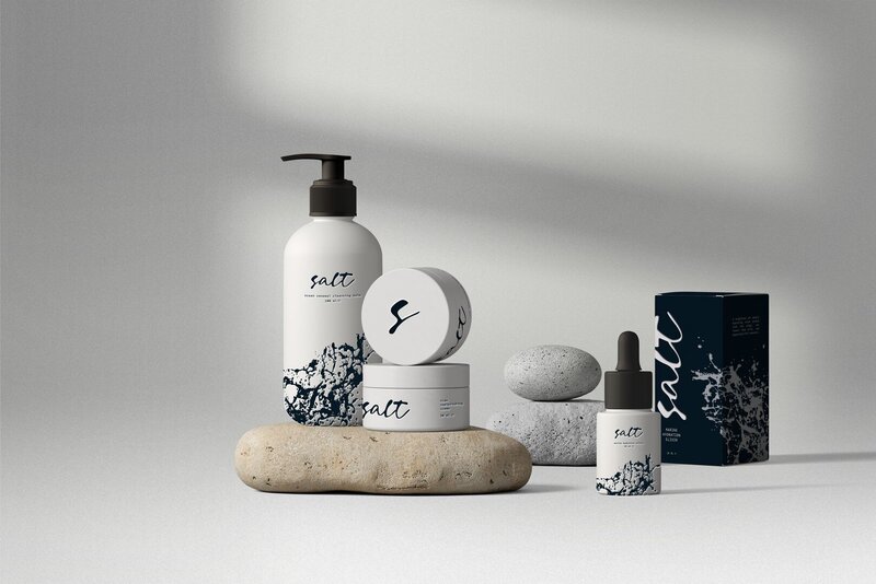 Salt Skincare packaging design