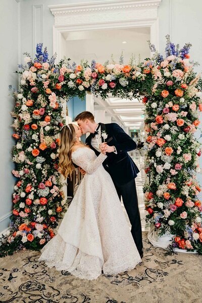 Elegant luxury wedding scene filmed by Henry Clark, cinematic videographer in Indianapolis.