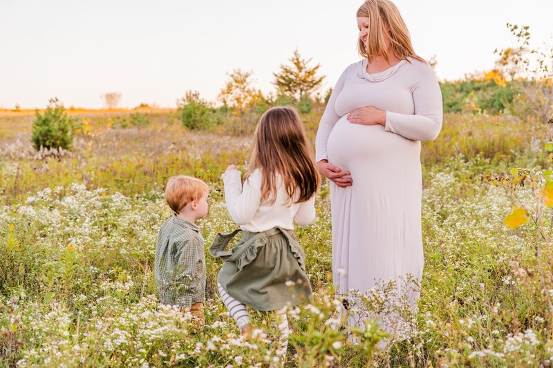 eau claire maternity photography session