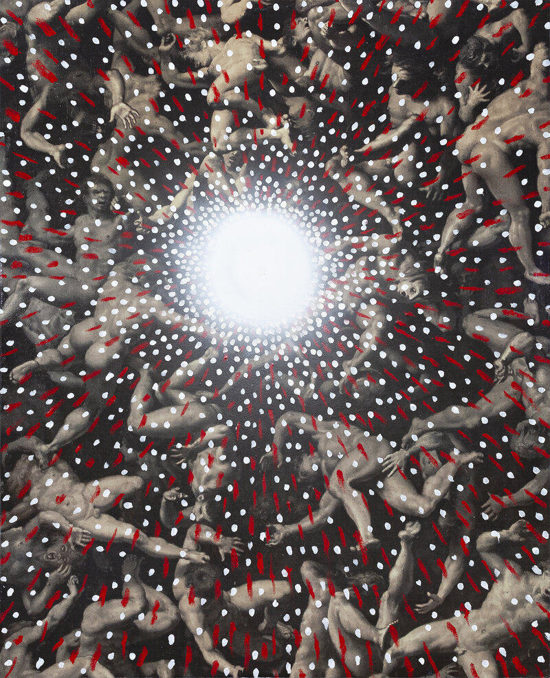 Jordi Mollà Serie HEAVEN 7 2025 Mixed media Canvas.