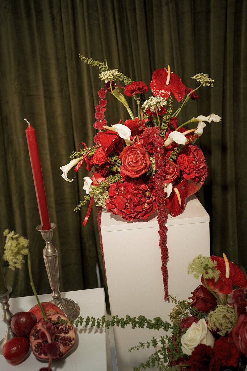 wedding reception details editorial