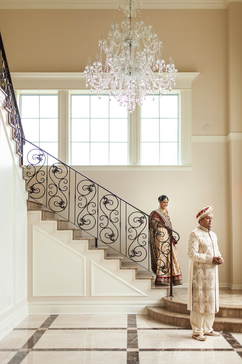 new york indian wedding first look