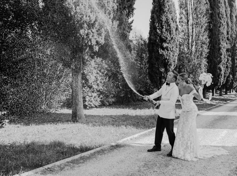 champagne fles Italie 