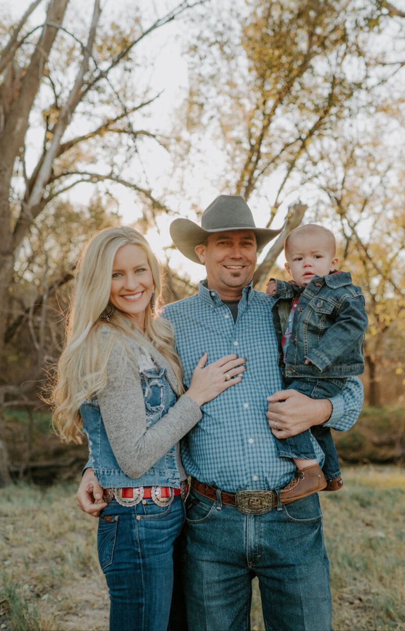 Dr. Taylor King, owner of Royalty Vet and her family.