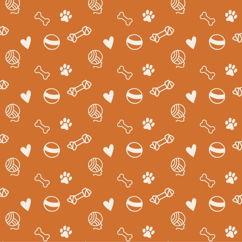 Branded pattern for a pet brand