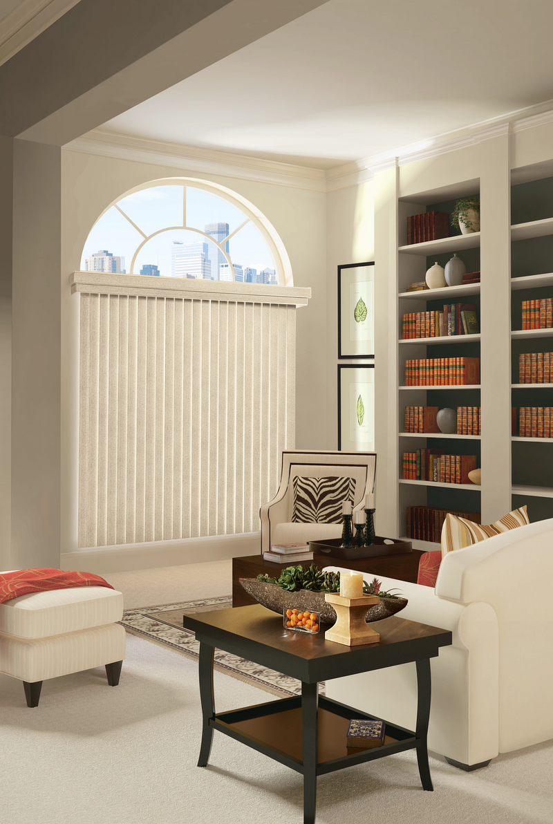 Living space window blinds