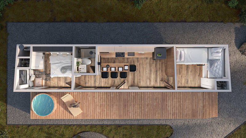 Render planta