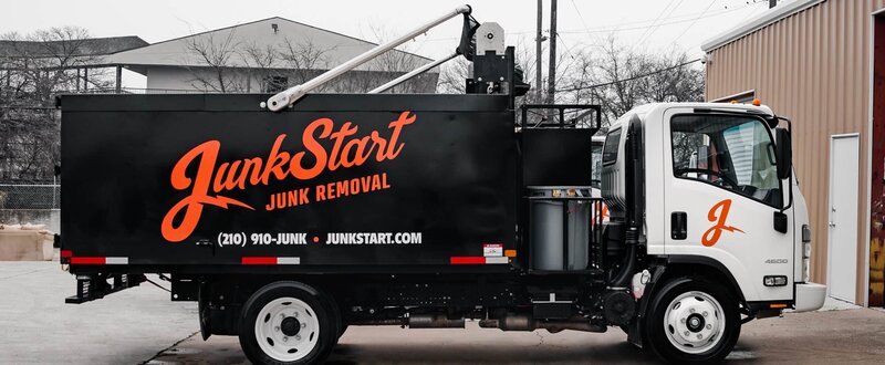 JunkStart junk removal franchise truck fleet