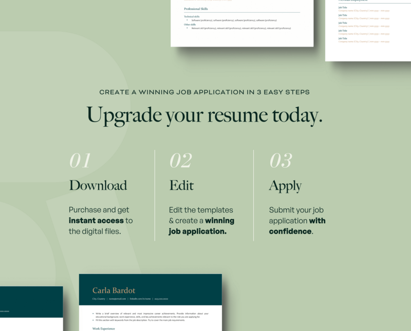 ATS-FRIENDLY RESUME + COVER LETTER