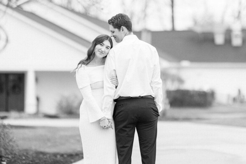Ohio wedding photographer light and airy engagement photos Sun Valley Wedding Venue