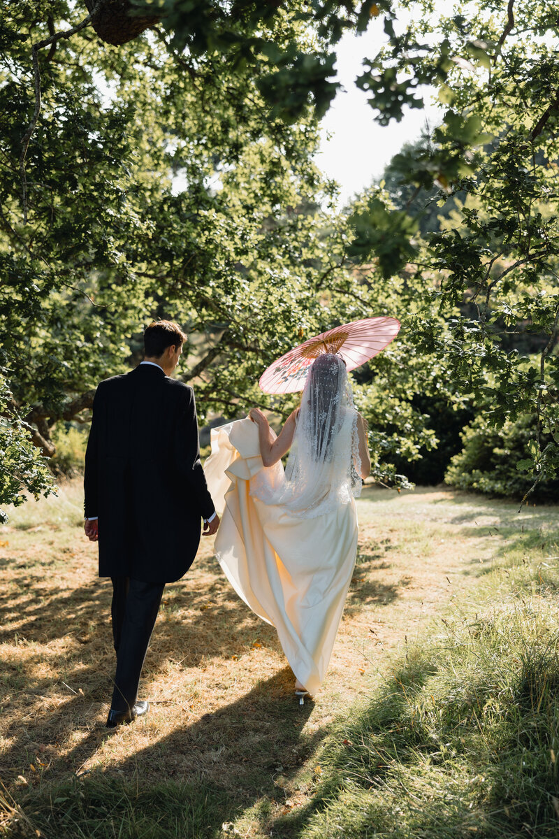 Editorial couple portrait in West Sussex