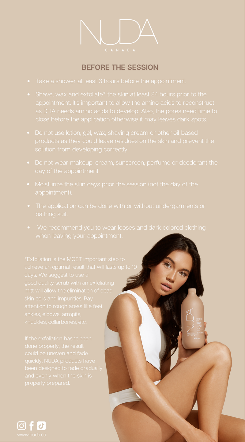 spray tanning new braunfels after care