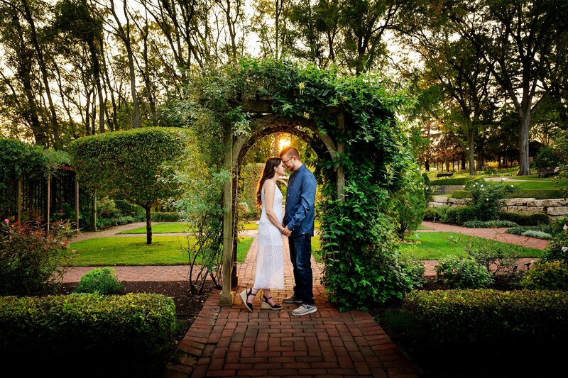 Couple engagement session