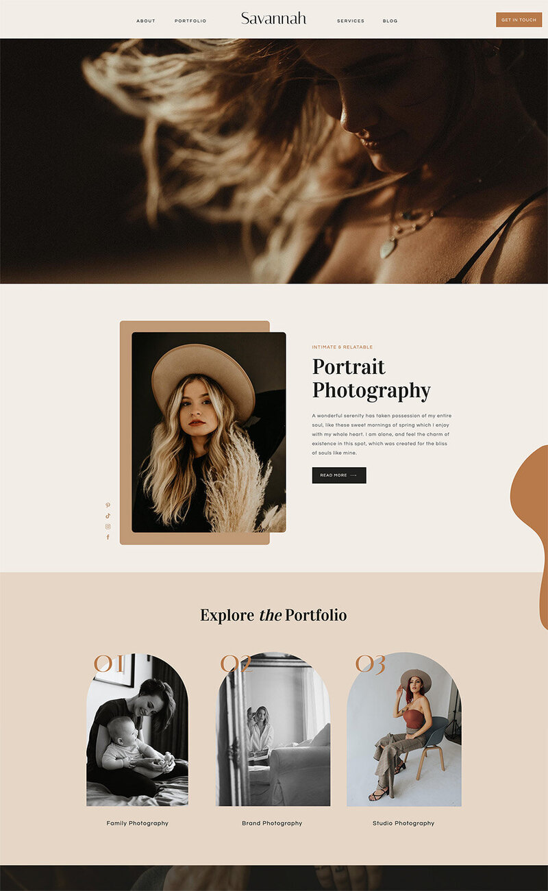 Charlie Rose Website Template