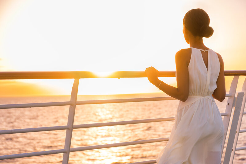 Cruise sunset view