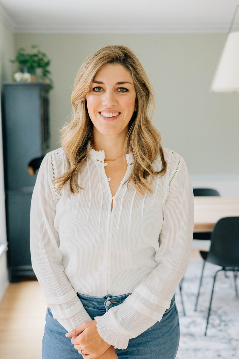 Oak and Arrow Homes Samantha Testimonial for Showit Website Design