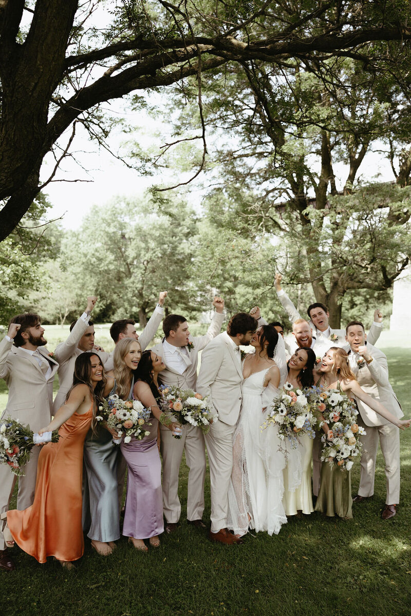Couple sharing an intimate, candid moment together at their Ontario wedding, beautifully captured by Sarah Todd, a wedding photographer who captures raw emotion.