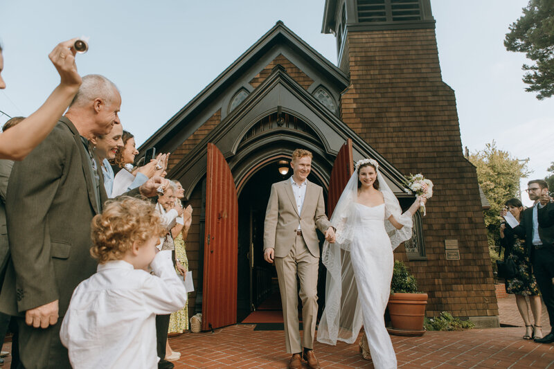 Small micro wedding at Sausalito, California.