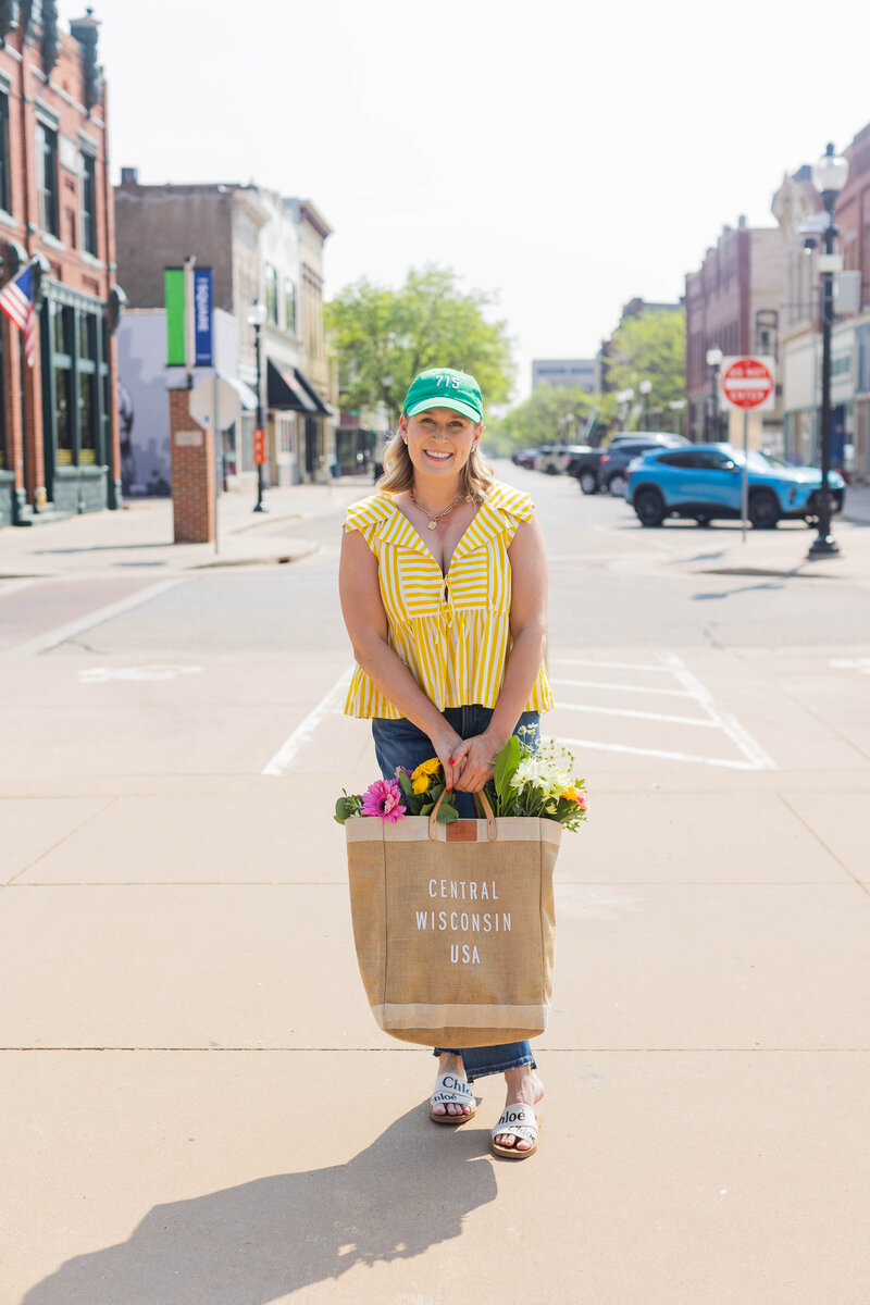 Sarah Kaetterhenry downtown Stevens Point