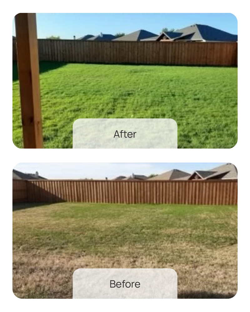 Five Star Fertilizing Before & After - 2