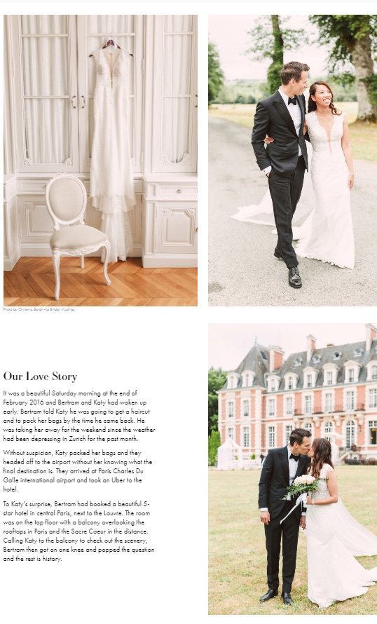 Glamorous French Chateau Wedding Feature On Bridal Musings Part 2 | Christina Sarah Photography