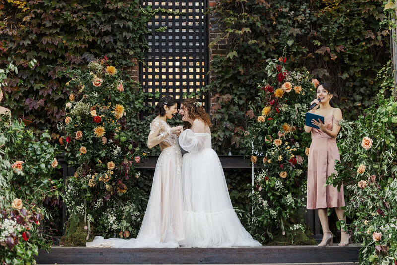 Adorable bridal suite for this beautiful fall/winter intimate wedding styled shoot