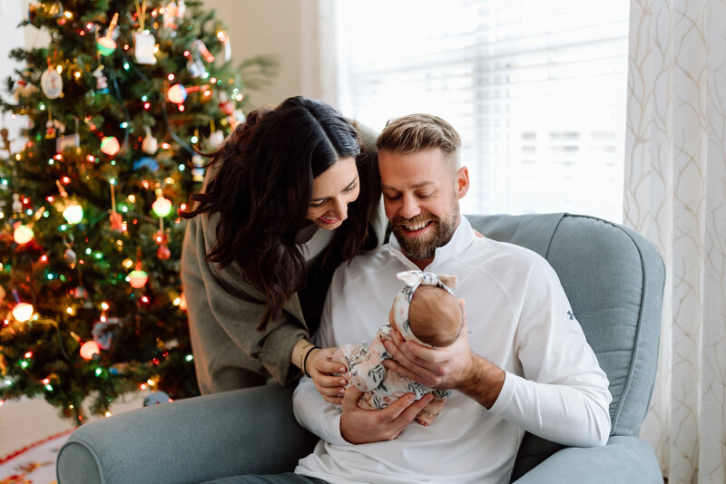in home lifestyle newborn session
