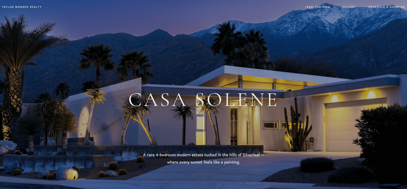 Lexington & Co. website and brand identity for elite real estate advisors.