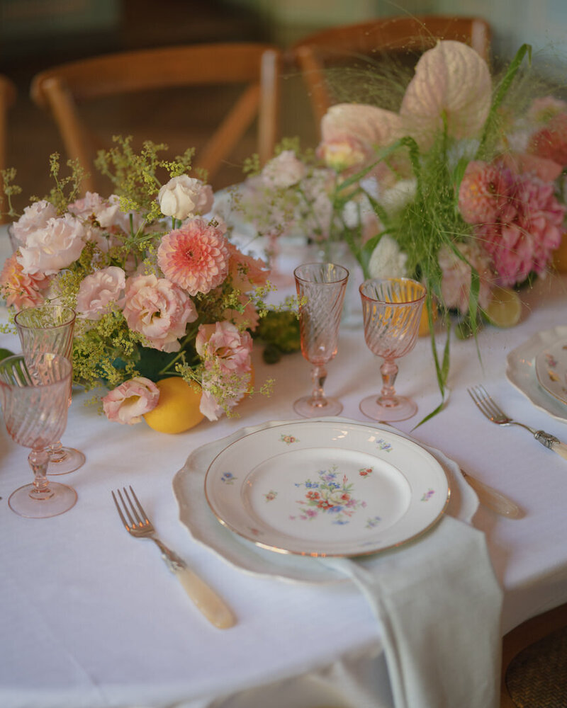 wedding table details