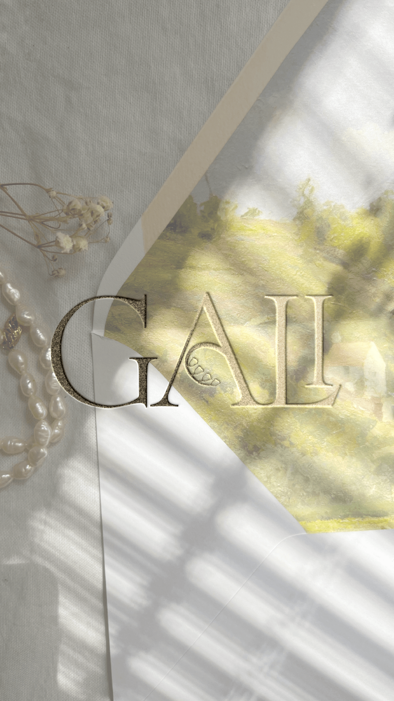 Brand design logo for jewelry designer showing branding for creatives