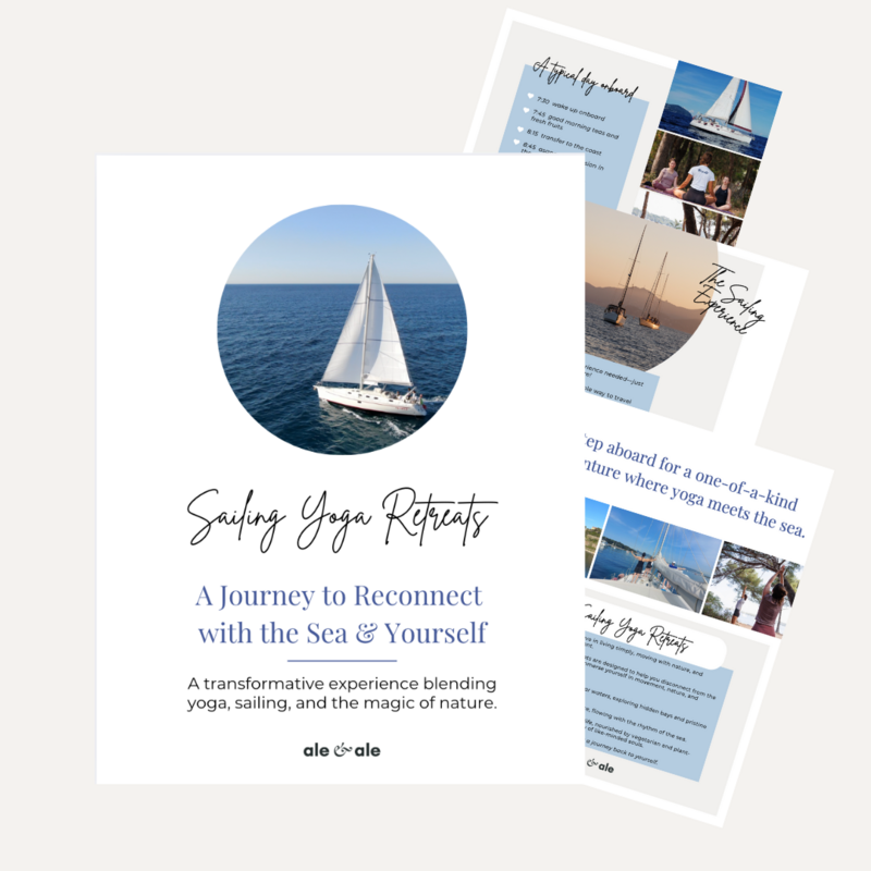 Flyer yoga sailing holidays