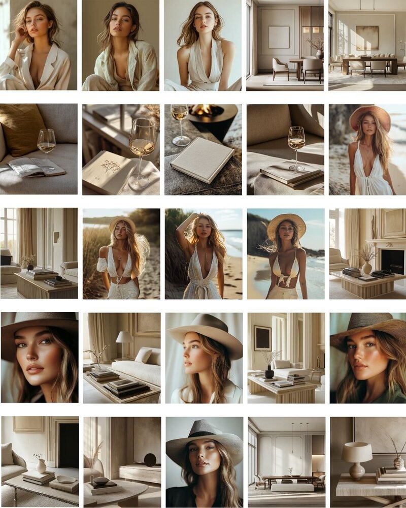 Lifestyle Aesthetic - 2 - Moodboard Page - SL Brand Studio