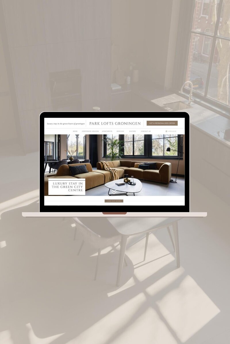 Website Park Lofts Groningen Studio Ensō