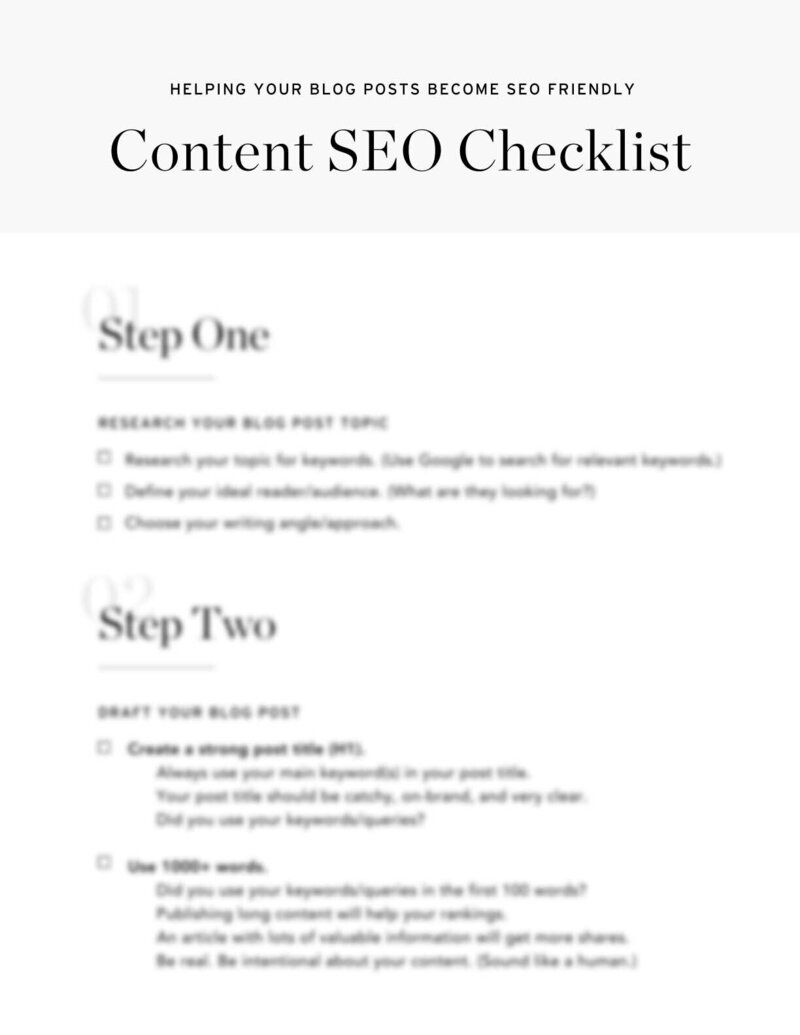 Tonic Site Shop Content SEO Checklist-page1-blurred