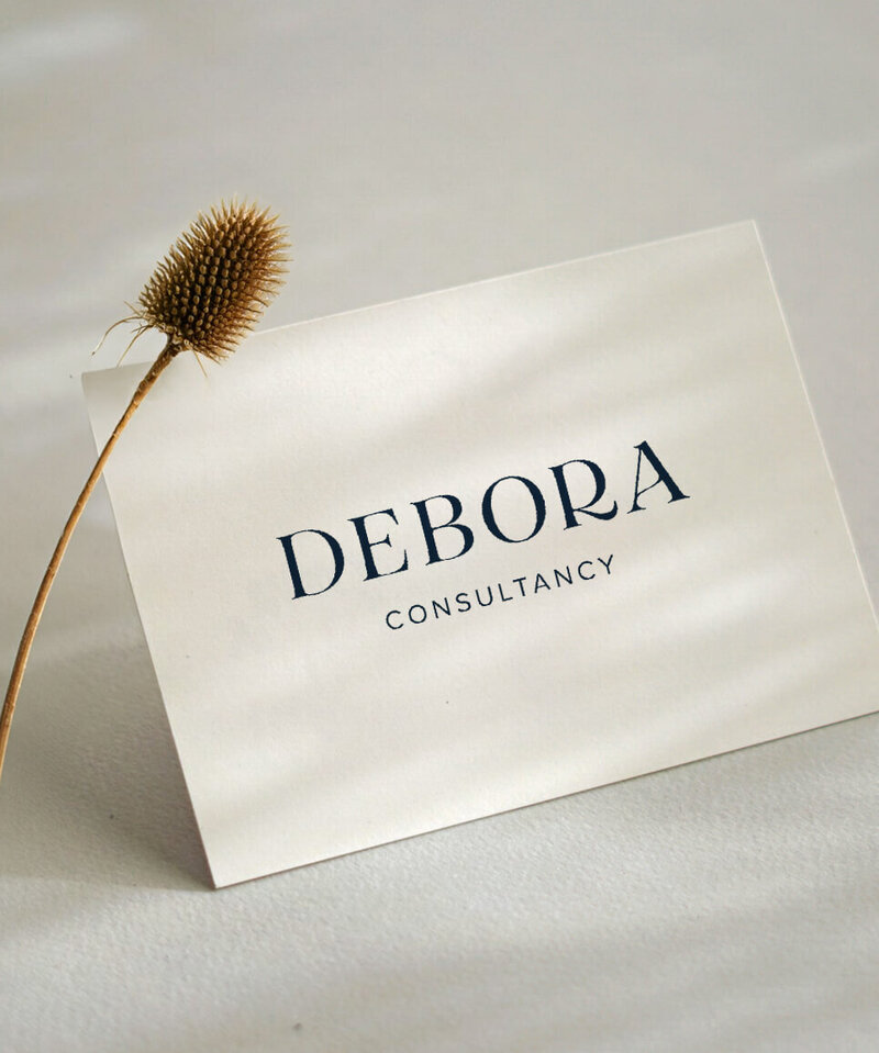 Visitekaartje met logo