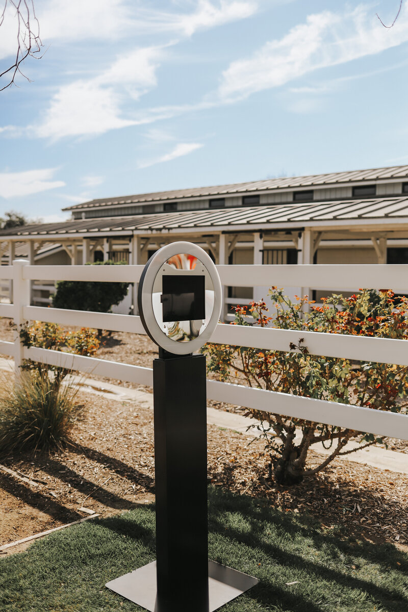 Digital Booth used at McCoy Equestrian Center.