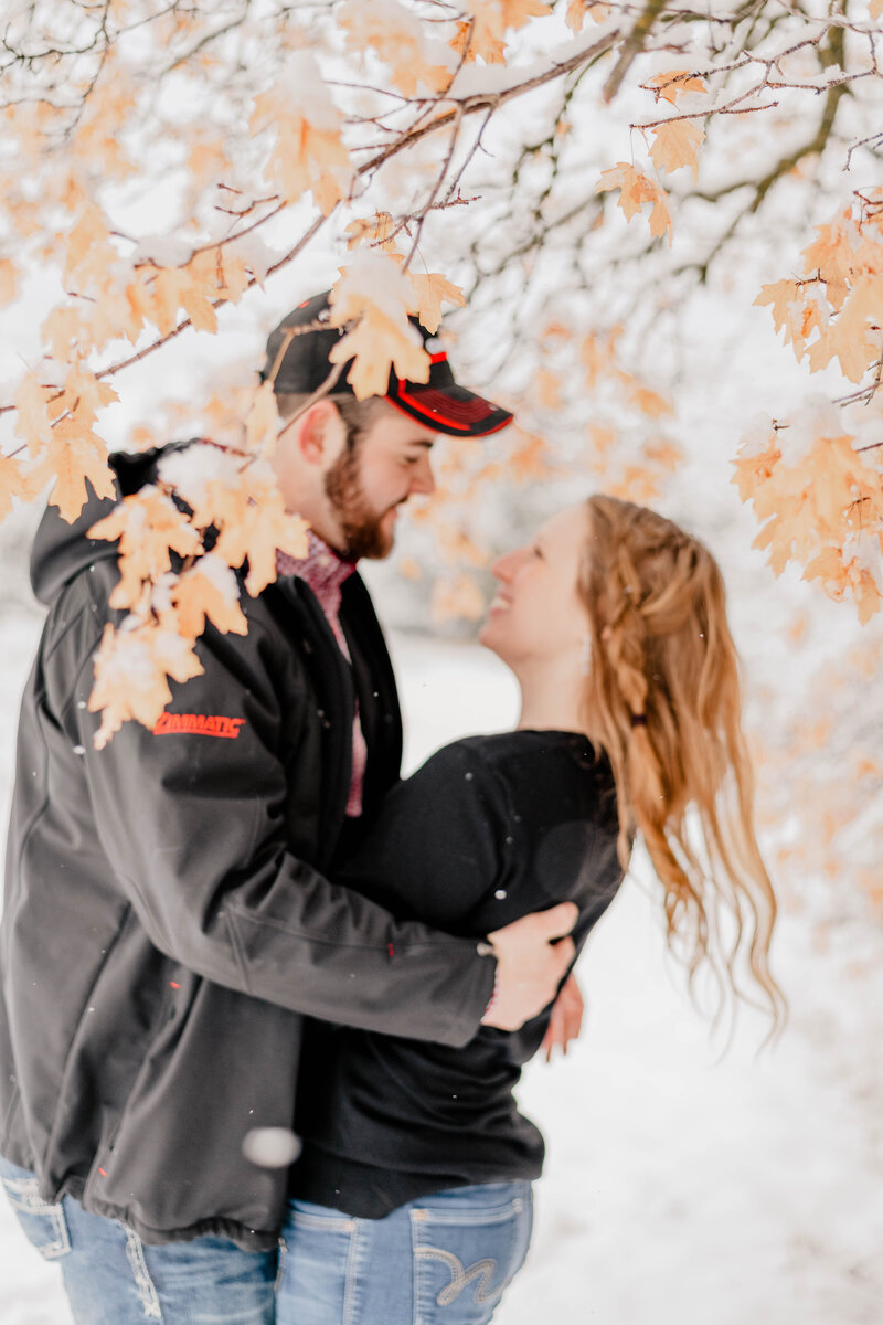 Logan Utah Snowy Adventure Couple + National Park Elopement Photographer