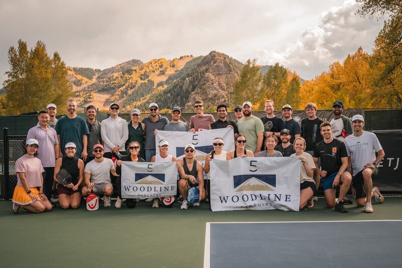 Corporate tennis event at Aspen Meadows