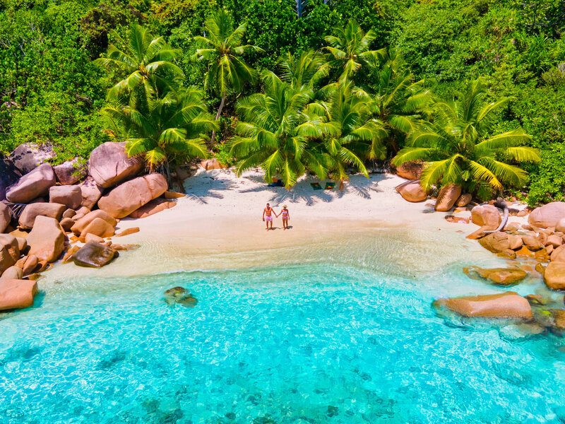 couple walking on the beach