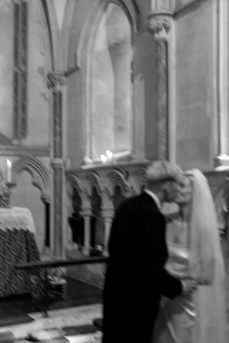 Church wedding at Welford Park