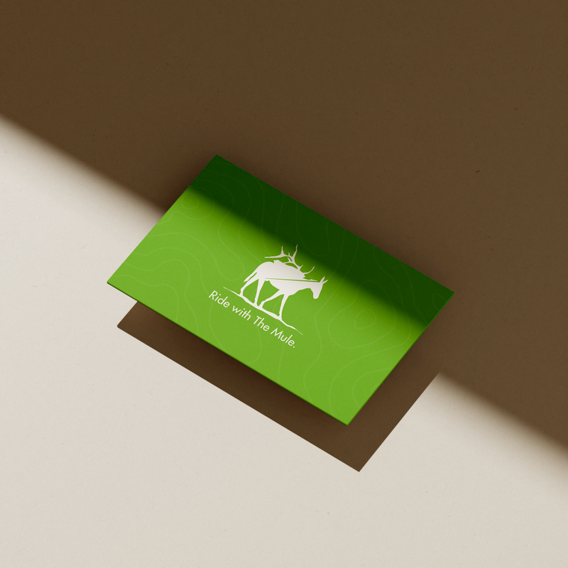 Mountain Mule card mockup